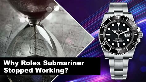 why does my rolex submariner keep stopping|Rolex self winding problems.